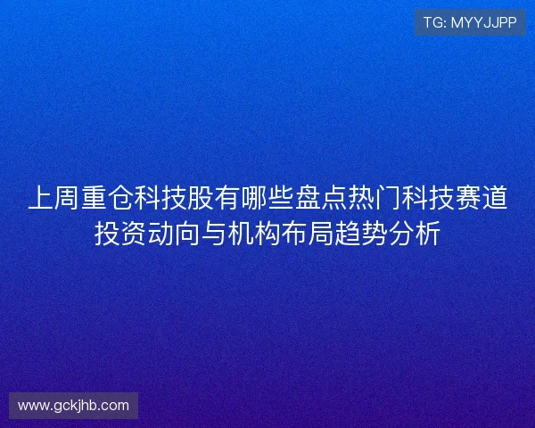 上周重仓科技股有哪些盘点热门科技赛道投资动向与机构布局趋势分析